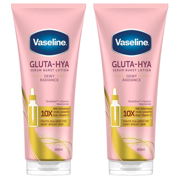 🫧Vaseline Gluta-Hya Dewy Radiance凡士林水光烟酰胺身体乳2x200ml