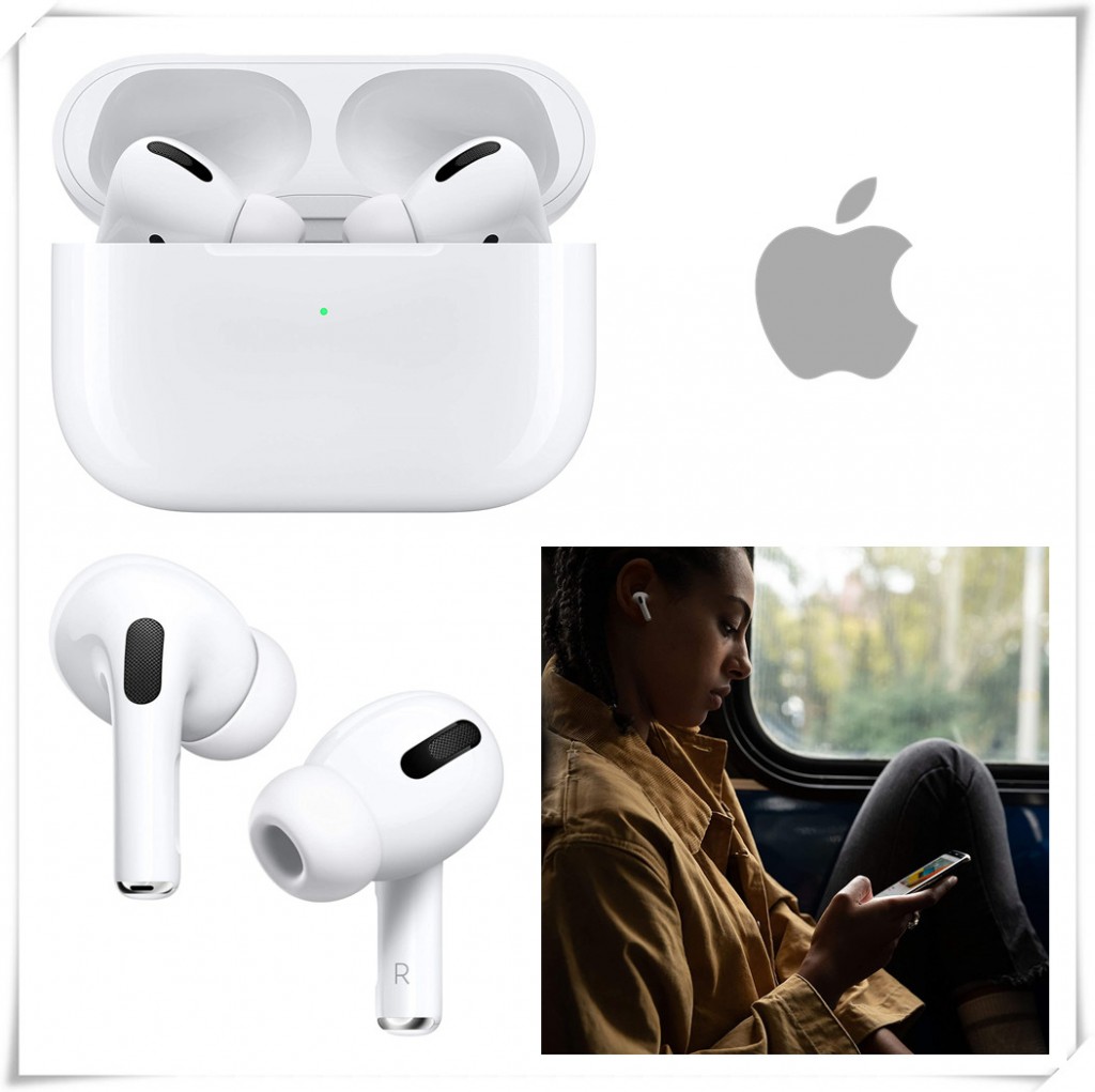 2021年款Apple AirPods Pro 蓝牙降噪耳机亚马逊自营款特价仅188欧啦