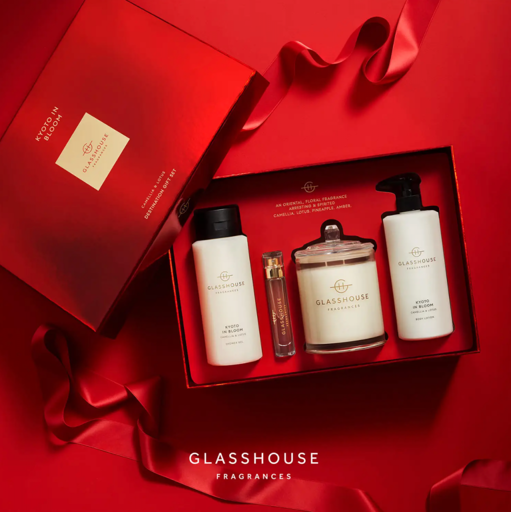 澳洲第一香氛品牌！Glasshouse「Kyoto in Bloom京都花见」限定香氛礼盒