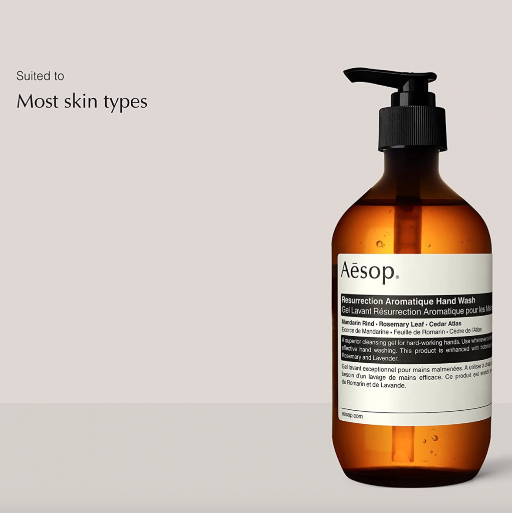 AESOP/伊索赋活芳香洗手液500ml 禅意木质调 颜值与实力真的可以并存