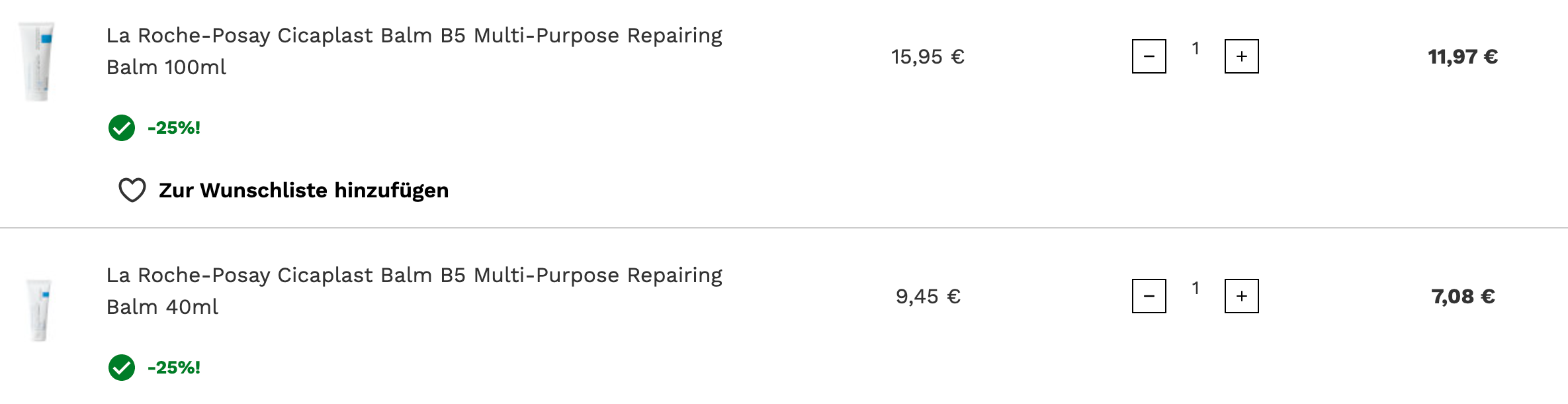 新版补货啦！La Roche-Posay/理肤泉b5 多效修护面霜40ml超值75折！折后仅7欧！还有100ml更划算折后仅11欧！舒缓泛红，修复屏障，积雪草维稳敏感肌～_德淘网