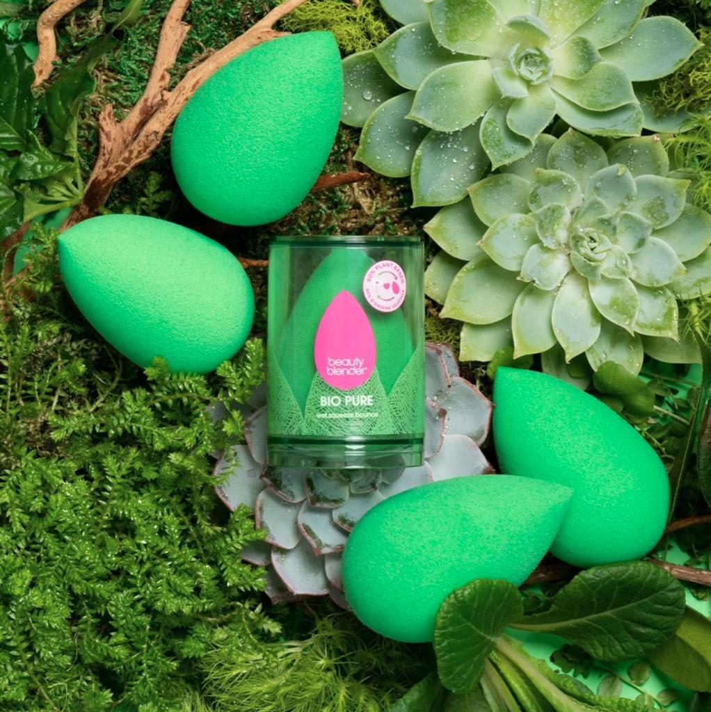 由60%可再生甘蔗植物基制成！BeautyBlender「Bio Pure」绿色纯净美妆蛋