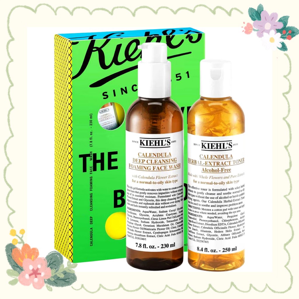 科门永存！干了这瓶金盏花水🍻Kiehl’s/科颜氏 金盏花套装