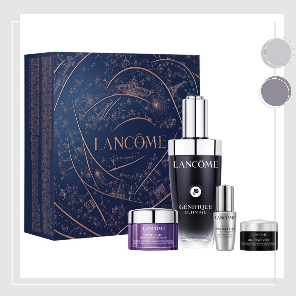 懒人秋冬护肤必备经典4件套！LANCÔME/兰蔻 小黑瓶限定套装