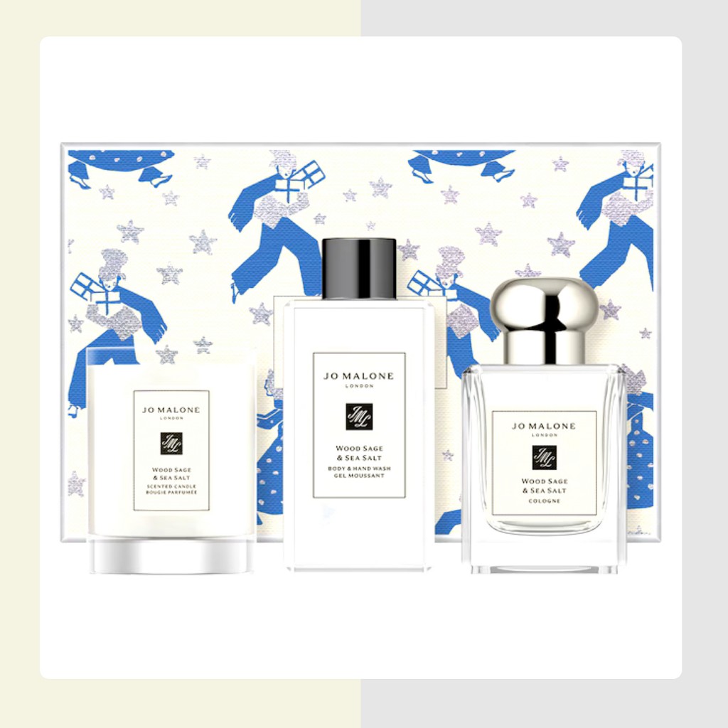 一闻就沦陷！Jo Malone London/祖马龙 鼠尾草与海盐圣诞限定套装