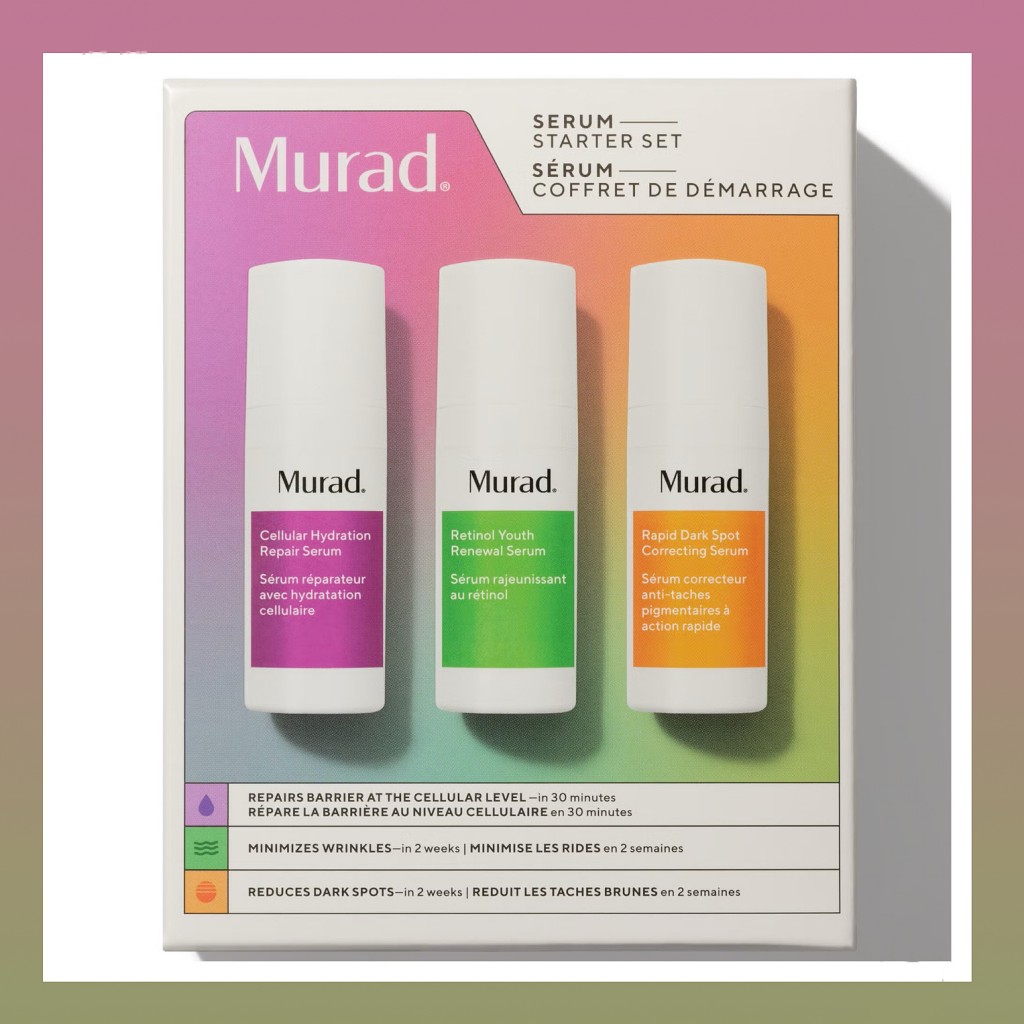 一次解锁细腻亮白 + 强韧屏障！MURAD/慕拉得 早C+晚A+修护三件套